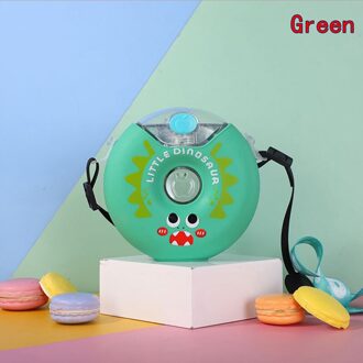 Regenboog Cartoon Waterkoker Van 380Ml Donut Siliconen Ketel Kan Worden Te Dragen groen