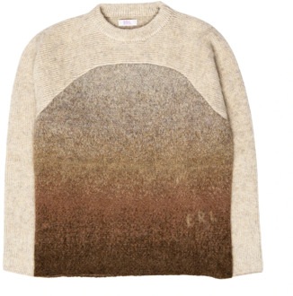 Regenboog Gradient Sweater ERL , Brown , Heren - L,M,S