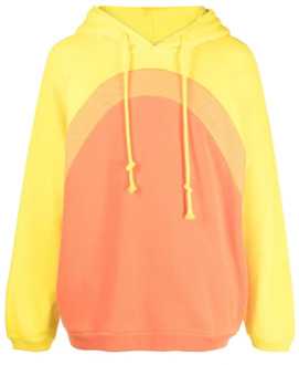 Regenboog hoodie trui ERL , Orange , Heren - Xl,L,M,S