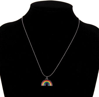 Regenboog Ketting Vrouwen Regenboog Na Wind En Regen Betekent Schoonheid En Geluk Sieraden Lange Hanger Ketting Is Eenvoudig En praktische