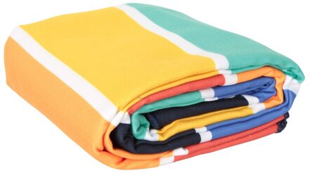 Regenboog Microvezel Strandlaken (Veelkleurig) Groen - One Size