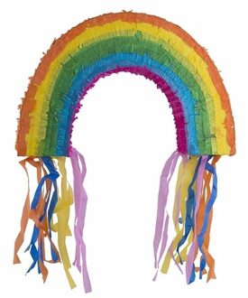 Regenboog pinata - verjaardag - 56 x 35 cm - vullen met cadeau's Groen