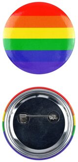 Regenboog pride kleuren mini tas pin/broche 4 cm