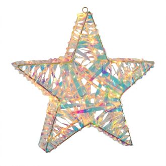 Regenboog Ster Verlichting - Multi - 38,5cm