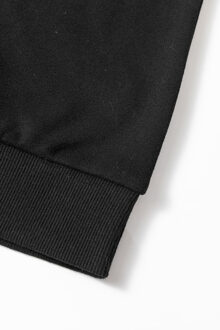 Regenboog Streep Korte Broek Set Zwart