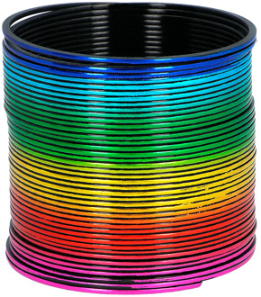 Regenboog Trapveer Multikleur - Print