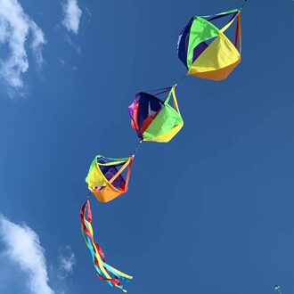 Regenboog Windzak Wind Meting Richting Zak Twister Vlag Kite Tuin Yard Opknoping Decoratie Kleurrijke Nylon Opknoping