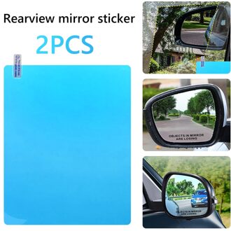 Regendicht Anti Fog Films Auto Zijruit + Zijspiegel Stickers Styling Decals Voor Outdoor Persoonlijke Auto Decoratie