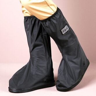 Regendicht schoenen cover rand verdikking bodem waterdichte schoen cover In Voorraad Motorfiets Waterdichte Rain Boot Covers, Rubber XXL zwarte kleur