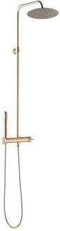 Regendouche Luisa - Goud - Geborsteld - Rond - Met Handdouche - 15cm Hartafstand - Waterbesparend