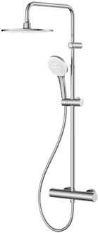 Regendouche - Met Thermostatische Kraan - Met Handdouche - 3-straals - Waterbesparend