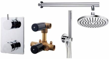 Regendouche - Type 102 - Inbouw - Complete set - Rond - ø 20 cm