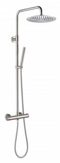 Regendoucheset Opbouw Sanilux 107,3 cm met Handdouche en Douchemengkraan RVS