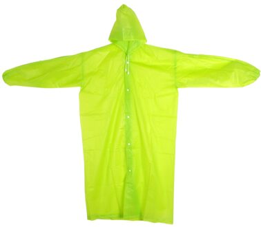 Regenjas Hooded Poncho Ondoordringbare Camping Regenkleding Chubasquero Elastische Manchetten Poncho Waterdicht Hooded Regenjas groen