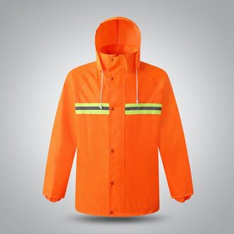 Regenjas Reflecterende Regen Broek Suit Hooded Lange Mouwen Jas Broek Kit Hoge Zichtbaarheid Winddicht Waterdicht Verkeer Auto