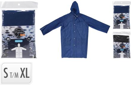 Regenjas voor volwassenen blauw