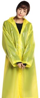 Regenjas Vrouwen Mannen Ondoordringbare Verdikte Waterdichte Regenjas Toerisme Outdoor Wandelen Regen Poncho Regenjas Hooded Regenjas geel
