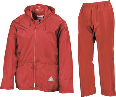 Regenpak - Unisex - Maat L - Rood