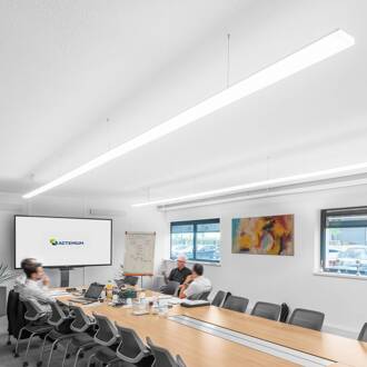 Regent Purelite Office plafondlamp 153,1cm 3.000K aluminium, wit