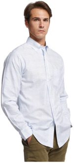 Regent Regelijke FIT Non Iron overhemd, Brookscool Oxford, button-down kraag Brooks Brothers , Blue , Heren - Xl,S,3Xl