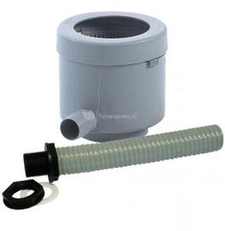 Regenton Vulautomaat Afsluiter-Bladvanger 80 m2 Grijs