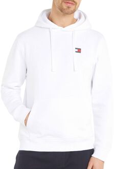 Regular Badge Hoodie Heren wit - L