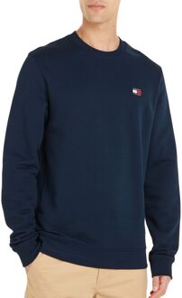 Regular Badge Sweater Heren donker blauw - M