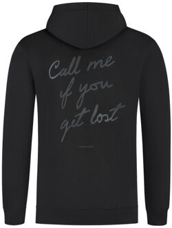 Regular fit hoodie ls sweaters Zwart - M