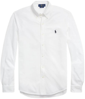 Regular fit overhemd met button down kraag Wit