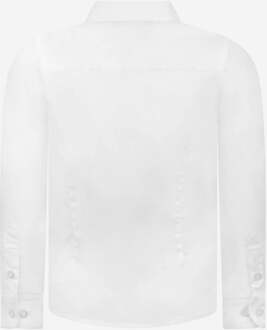 Regular fit overhemd met stretch Wit - 116