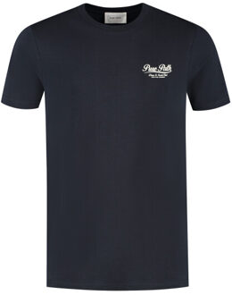 Regular fit t-shirts Blauw - L