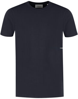 Regular fit t-shirts Blauw - M