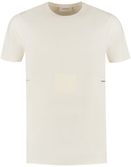 Regular fit t-shirts Wit - M