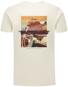 Regular fit t-shirts Wit - S