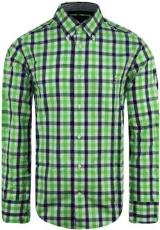 Regular Heren Groen Oxford Overhemd - S