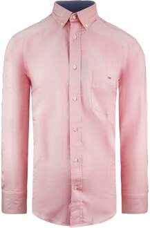 Regular Heren Licht Roze Oxford Overhemd - maat
