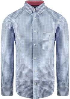 Regular Heren Oxford Overhemd - maat Blauw