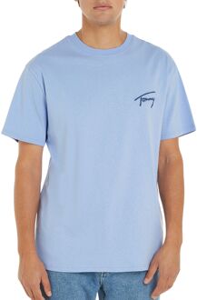 Regular Signature Shirt Heren lichtblauw
