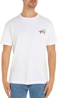 Regular Signature Shirt Heren wit