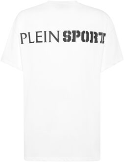 Regular T-Shirt Scratch Wit - L