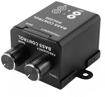 Regulator Auto Audio Knop Bass Controller Volume Bedienen Versterker Subwoofer Universele Professionele Praktische Remote