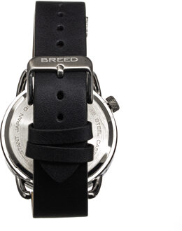 Regulator lederen band horloge met tweede sub-wijzerplaat - maat Grijs