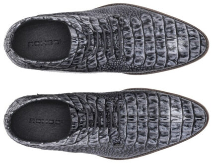 Rehab 2142300202-barry croco 8100-darkblue - maat 43 Blauw