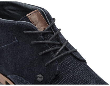 Rehab 2542361201-gregoire suede lizzard 8100-darkblue Blauw - 43