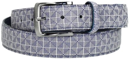 Rehab Belt Dizzy Checker Licht blauw - ONE