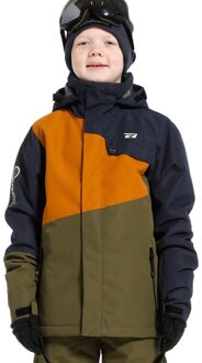 Rehall Miller-JR Ski/Snowboard Jas Jongens 140 Bruin dessin
