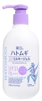 Reihaku Hatomugi The Tone Up UV Milky Gel SPF 31 PA+++ 250ml