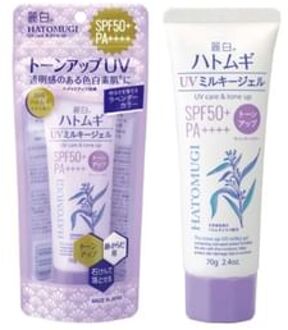 Reihaku Hatomugi The Tone Up UV Milky Gel SPF 50+ PA++++ Lavender - 70g