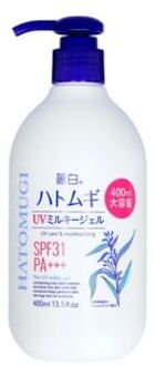 Reihaku Hatomugi The UV Milky Gel SPF 31 PA+++ 400ml