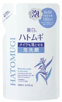 Reihaku Hatomugi Whip Face Wash & Cleansing 180ml Refill